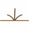 Ekena Millwork Richland Timber Gable Bracket, Western Red Cedar, 108"W x 63"H x 1 1/2"D x 3 1/2"F, 14/12 Pitch GBW108X63X0204RIC00SWR - alternate 5
